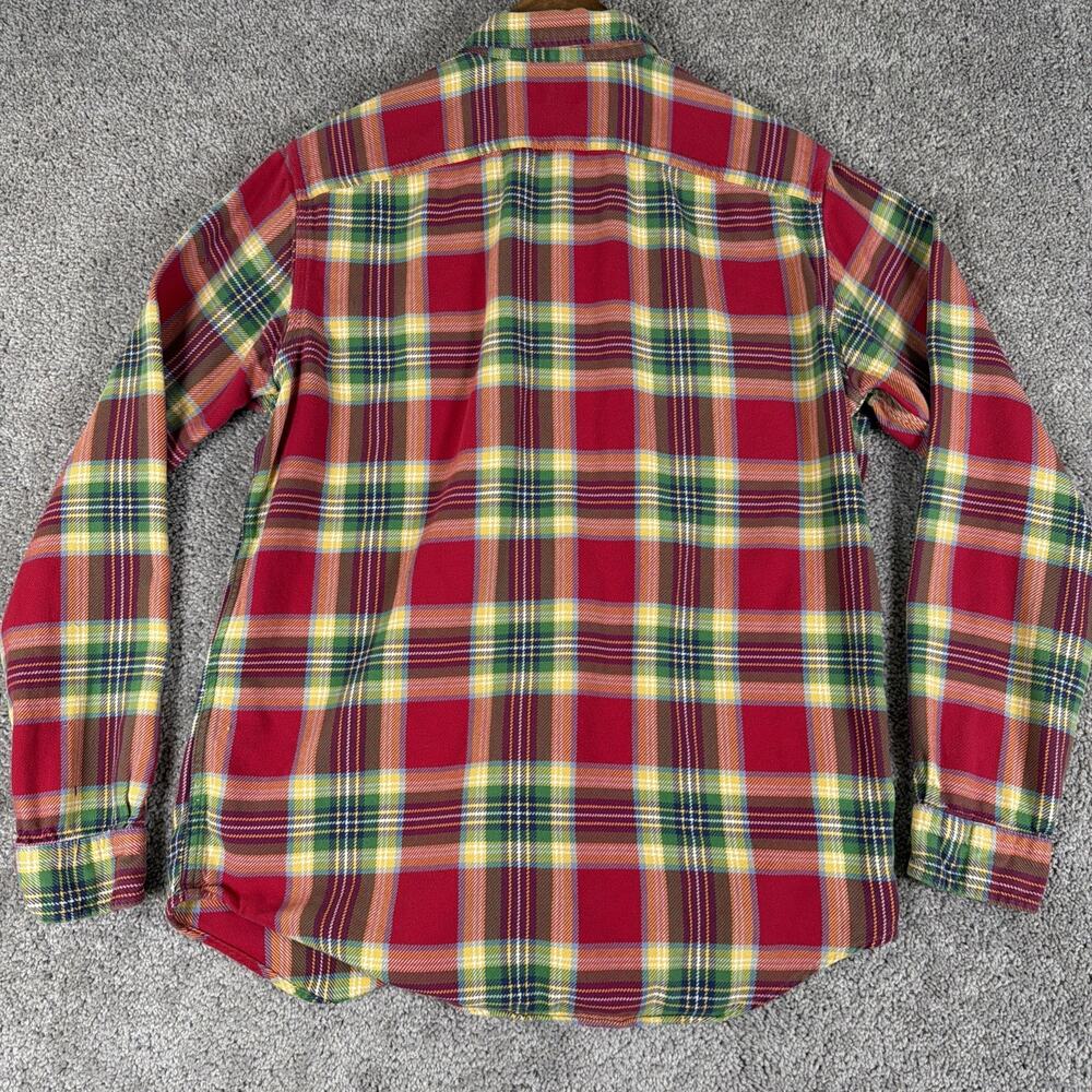 Polo Ralph Shirt Mens M Heavy Twill Flannel Mens M Multicolor Cotton Classic Fit - Picture 2 of 10
